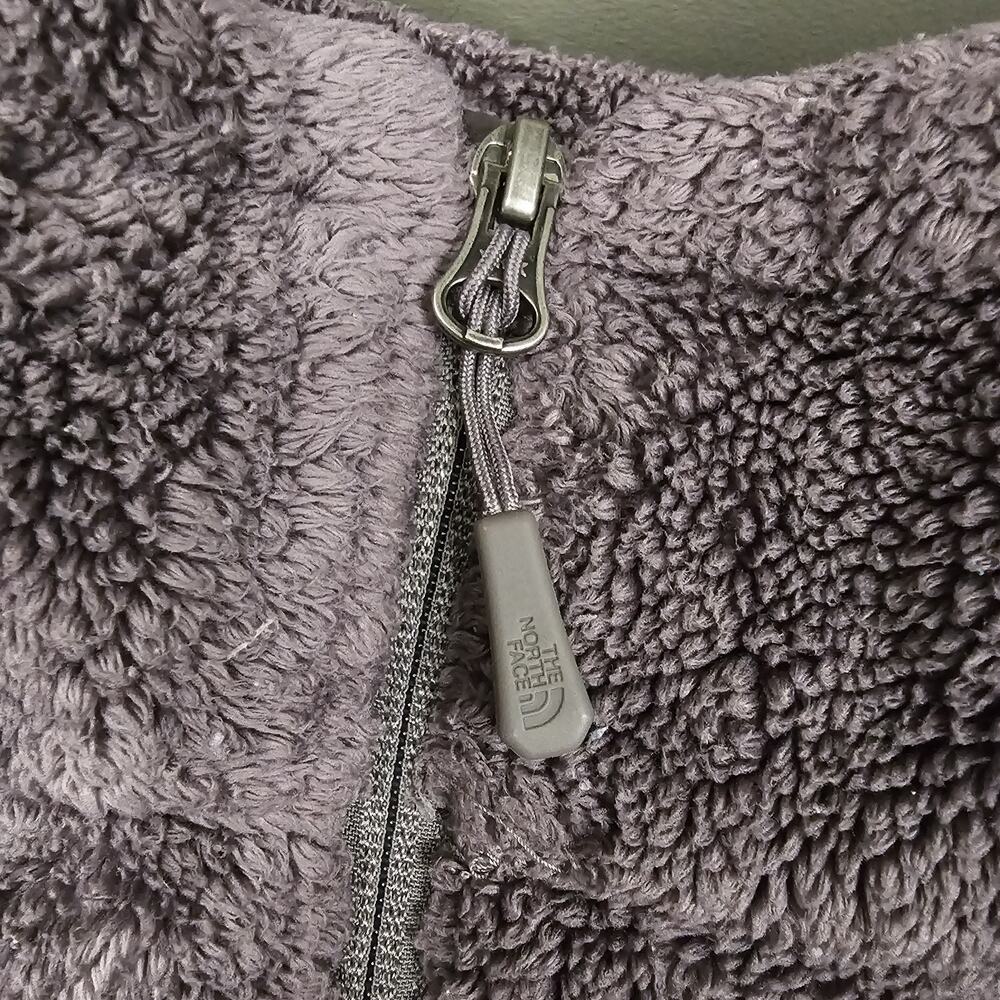 The North Face Jacket Womens Large Osito Gray Fleece Preppy Outdoor Skiing Y2K - Picture 5 of 12